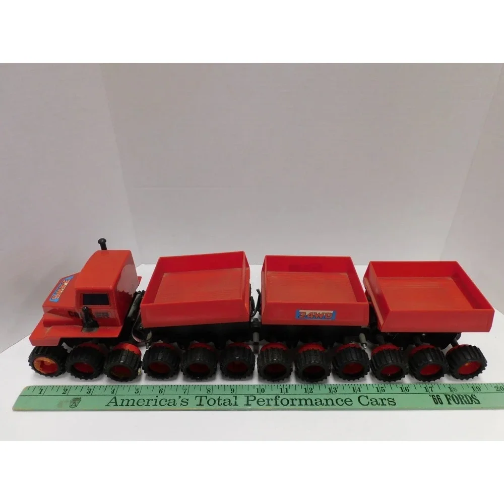 1980's Vtg Rare Outrageous Machines 24WD Rc Semi Truck Works DW785